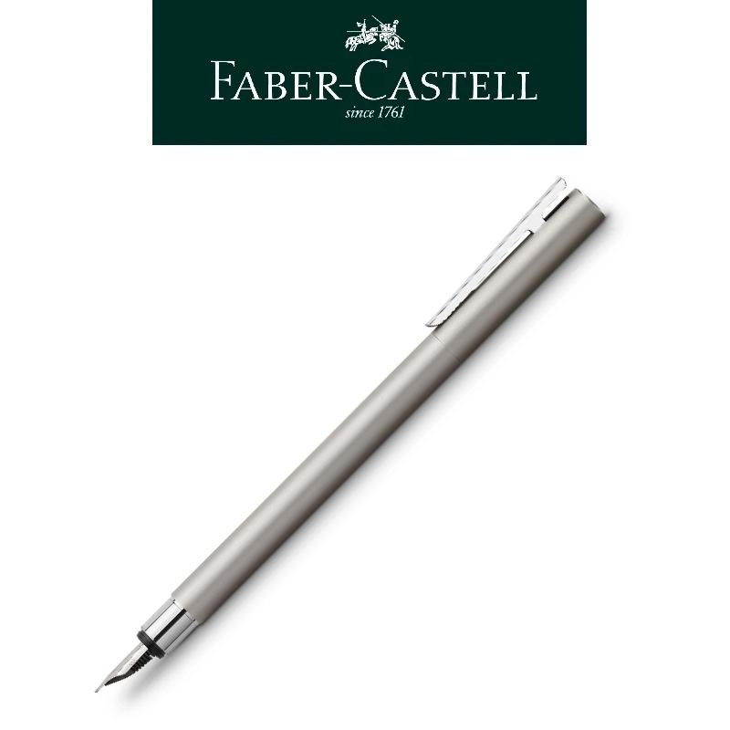 免費客製化刻字【Faber-Castell】NEO Slim 系列 銀沙袖珍鋼筆 送禮首選 台灣輝柏✿50B004